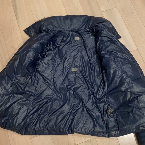 Add down navy puffer quilted down warm jacket 6 - Picture 8 of 13